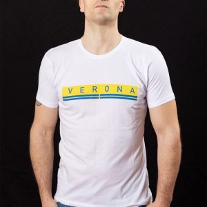 T-Shirt – Verona Linear tee White