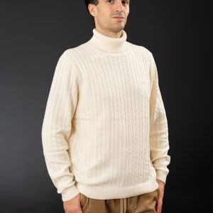 Maglie – Turtle cable Bianco Panna