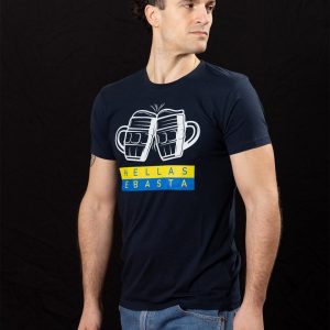 T-Shirt – Beer Mugs tee Navy