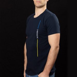 T-Shirt – Verona Vertical tee Navy