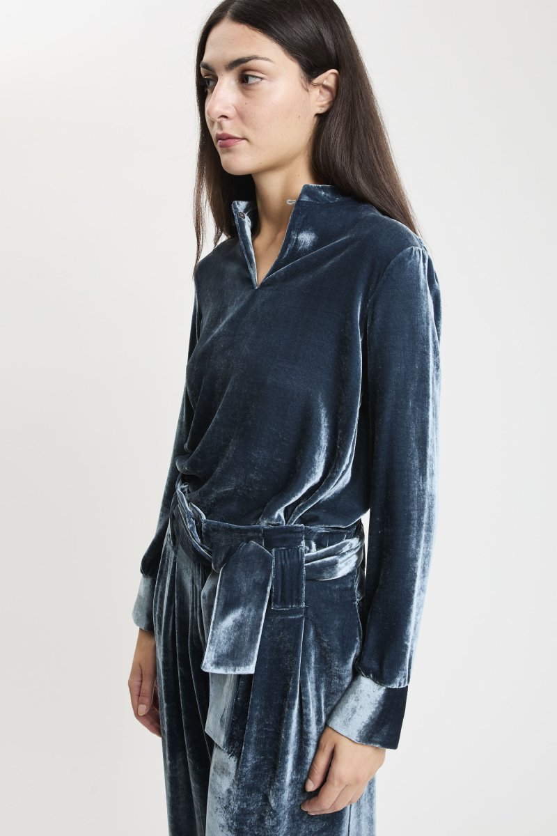 GOOD MATCH Blusa in Velluto 8915 - immagine 6