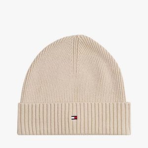Berretti lana – Flag pima cotton beanie Beige