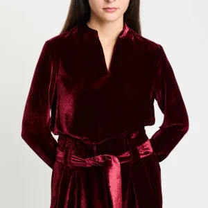 GOOD MATCH Blusa in Velluto 8914