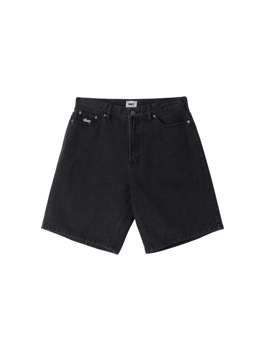 Bermuda – Bigwig baggy denim short Black - immagine 2