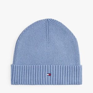 Berretti lana – Flag pima cotton beanie Brisk Blue