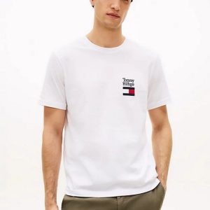 T-Shirt – Text stack tee White