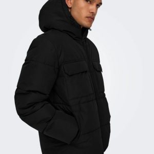Giacconi – Onseliah hood jkt Dark Black