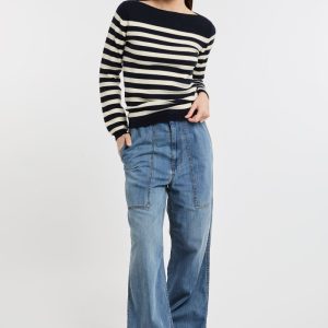 Woolrich Maglia Righe in Cotone 5761