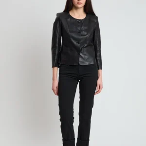 BULLY Leather Jacket Black 1134