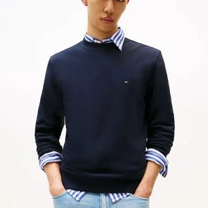 Maglie – Essential terry crew Navy