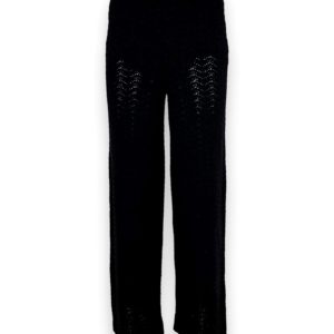 Pantalone zampa traforato+culotte