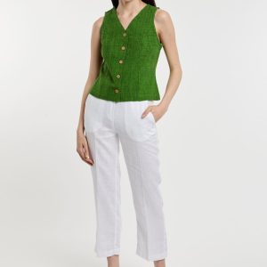 Bushwick NY Pantaloni in Lino 5403