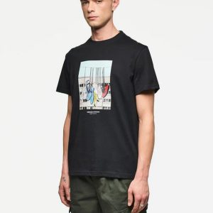 T-Shirt – Battle lines t shirt Black