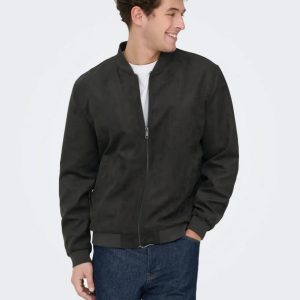 Giacconi – Onslucas suede bomber Phantom