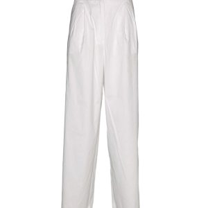 Pantalone palazzo popeline strech