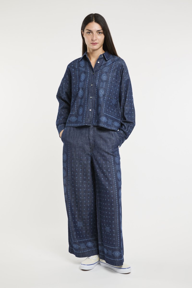 MaxMara Denim Stampa Bandana 8003