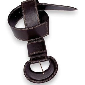 Cintura l pelle/elastico fibia foderata