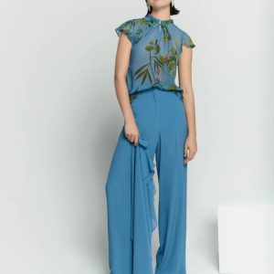 Pantalone palazzo seta