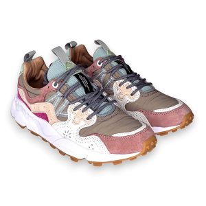 Flower yamano 3 suede nylon cipria multi