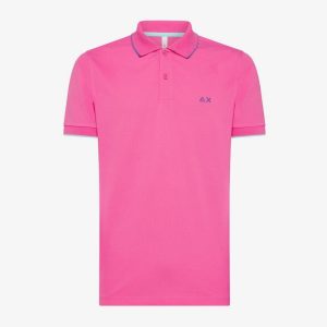 Polo – Polo small stripes Fucsia