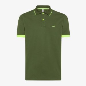 Polo – Polo small stripes fluo Verde