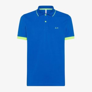 Polo – Polo small stripes fluo Royal