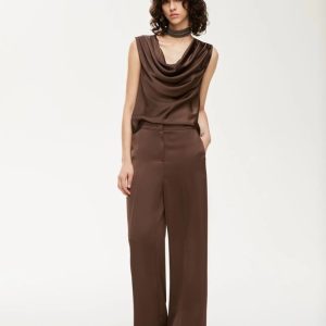 Pantalone palazzo raso