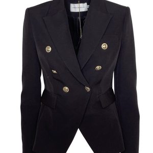 Giacca doppio petto crepe