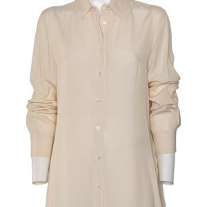 Camicia manica lunga seta
