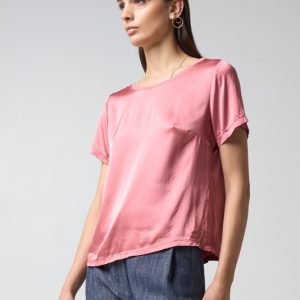 T-shirt girocollo viscosa