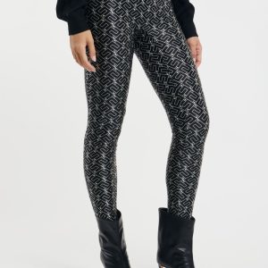 Elisabetta Franchi Legging Stampa Logo 4120