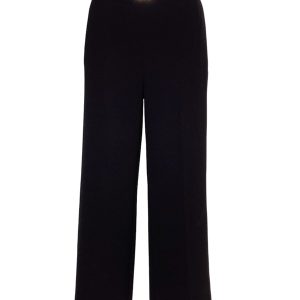 Pantalone palazzo crepe+cintura oro