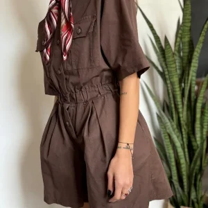 Vicolo – tuta safari cotone e lino