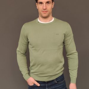 Maglie – Sweater basic Verde Salvia