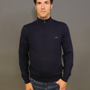 Maglie – Half zip sweater Navy