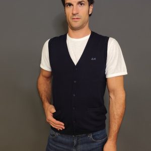 Maglie – Gilet basic Navy