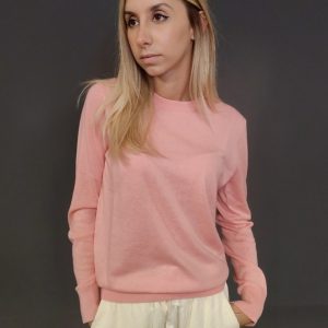 Maglie – Sweater basic Rosa Scuro