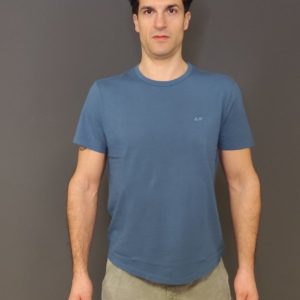 T-Shirt – T-shirt piquet cold dye Avio