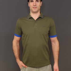 Polo – Polo small stripe fluo Verde S