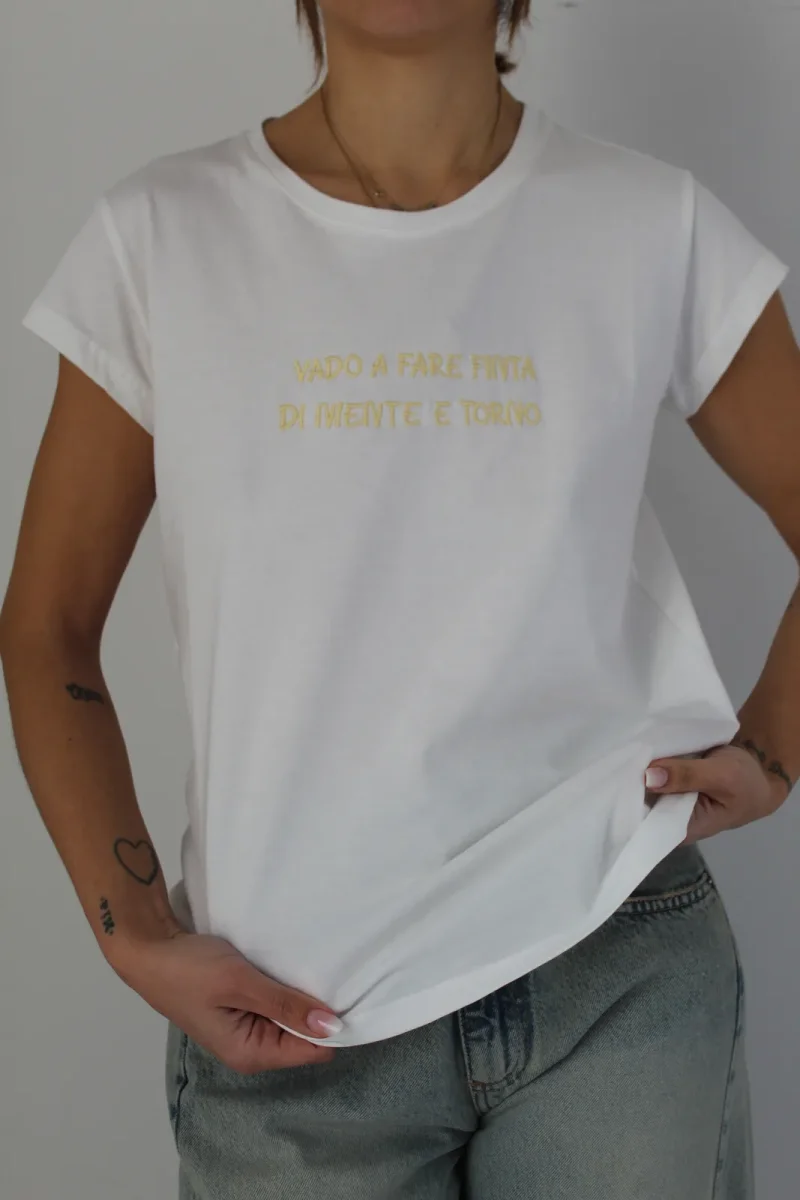 T-shirt Vado e torno – Vicolo - immagine 2