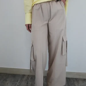 Pantalone tasconi beige – Have One