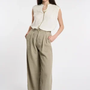 Maison Hotel Pantaloni in lino 5756