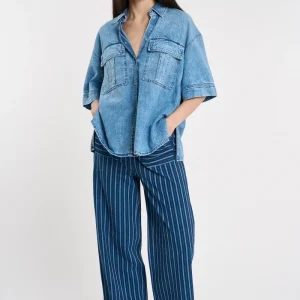 Nice Things Pantaloni a righe 5665