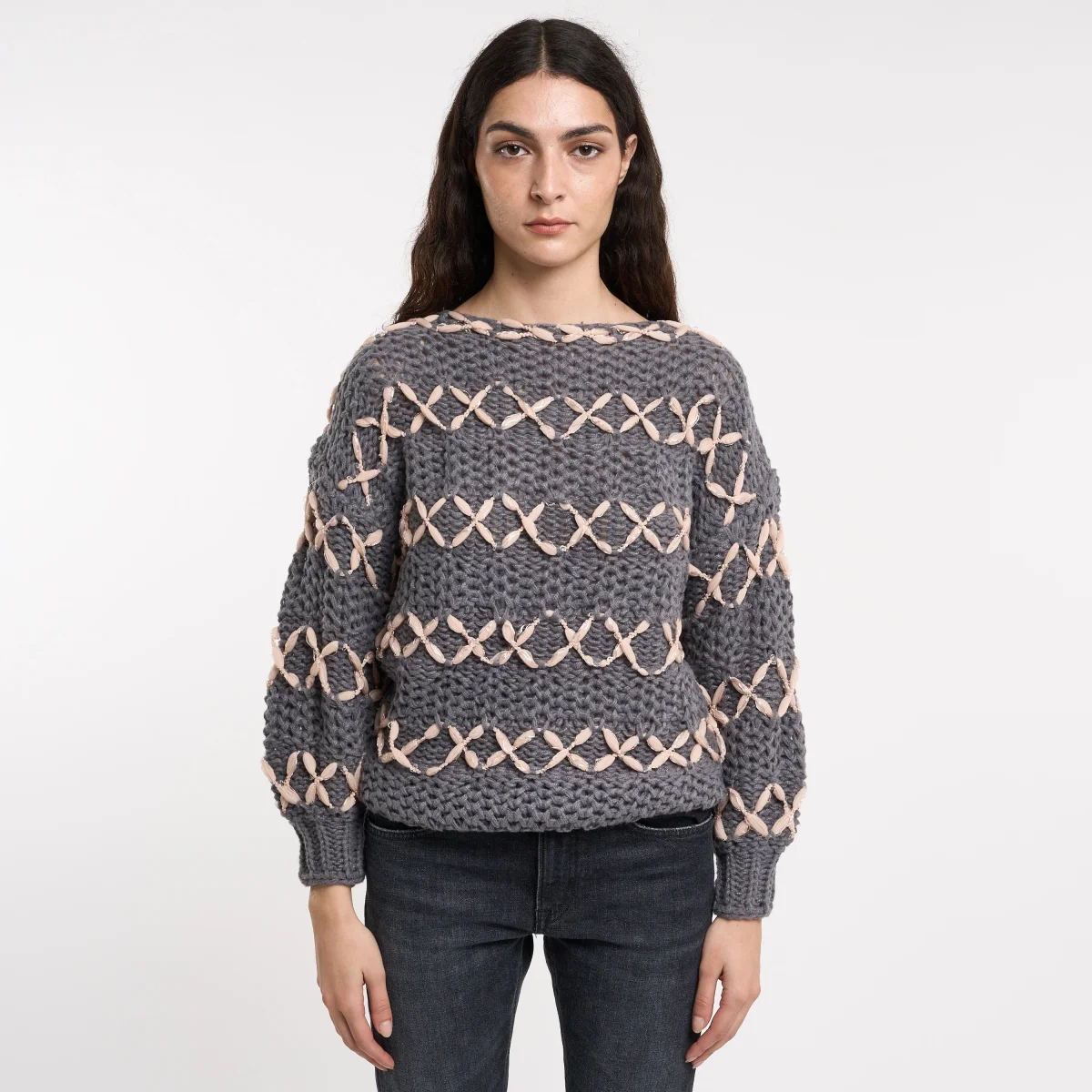 Meisïe Maglia Fatta a Mano 6489 - immagine 8
