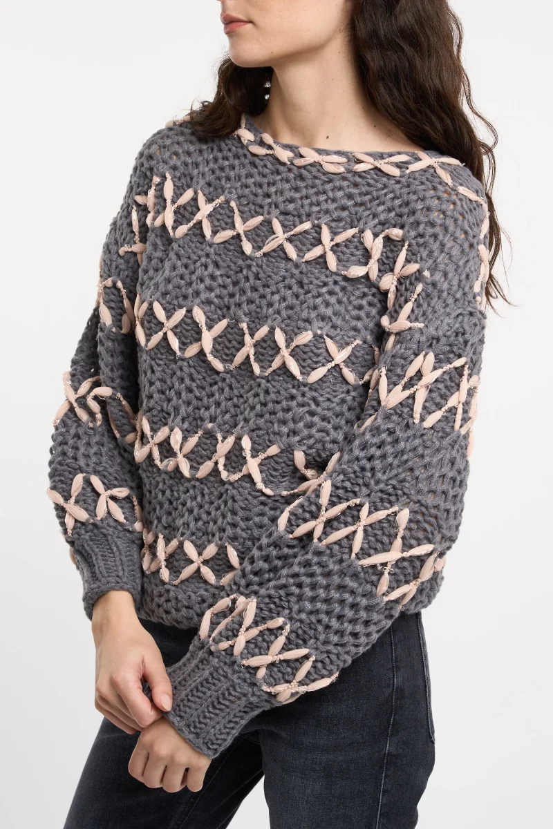 Meisïe Maglia Fatta a Mano 6489 - immagine 4