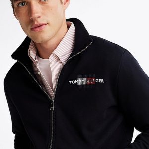 Maglie – Hilfiger flag full zip Navy
