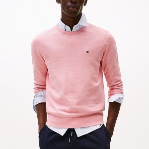 Maglie – Essential crew neck Pink Shade