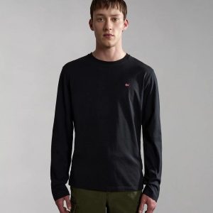 T-shirt m/l – Salis LS t shirt Black