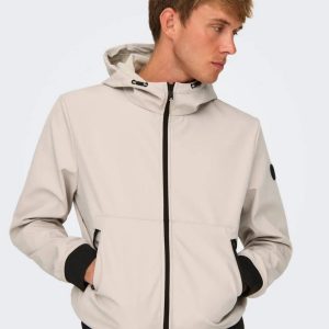 Giacconi – Onsbowie softshell jacket Silver Lining