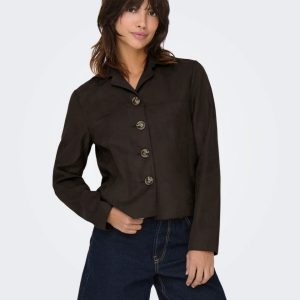Giacconi – Jdynico suede jacket Chocolate Torte